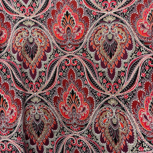 Talbots Red 100% Pima Cotton Classic top - Pretty Design Large-Petite - Picture 3 of 4